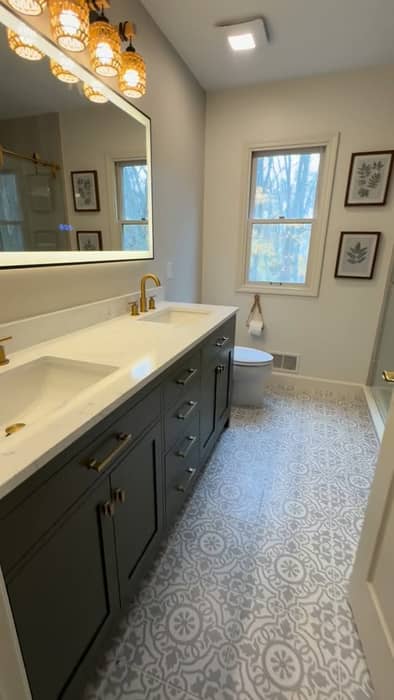 Fully remodeled bathroom... Schedule today your free estimate. +1(313)-240-1532.